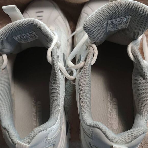 Skechers SN50081EW Men's Energy After Burn Athletic Sneaker White Size 9 - Picture 8 of 12